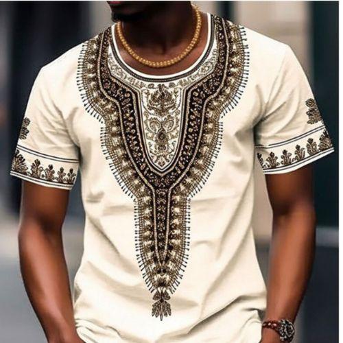 Vêtements Africaines T-shirts Chemise Homme Imprimé Années polo
